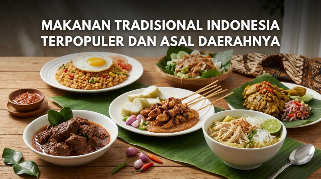 Makanan Tradisional Indonesia Terpopuler dan Asal Daerahnya