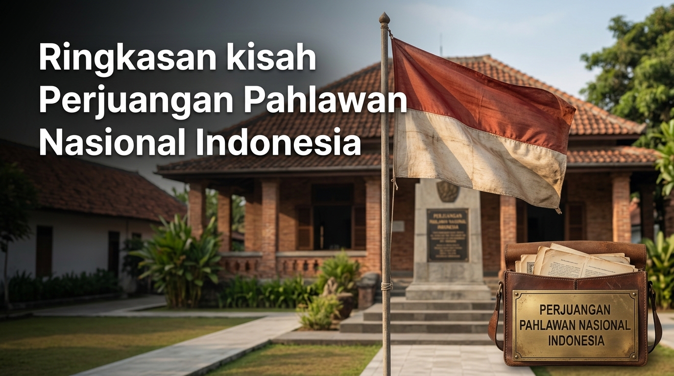 Ringkasan kisah Perjuangan Pahlawan Nasional Indonesia