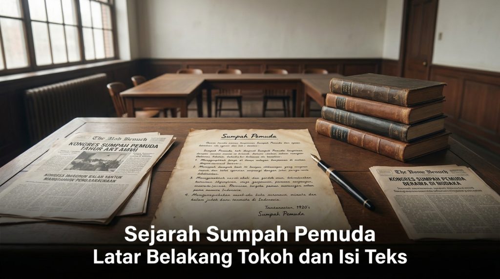 Sejarah Sumpah Pemuda Latar Belakang Tokoh dan Isi Teks