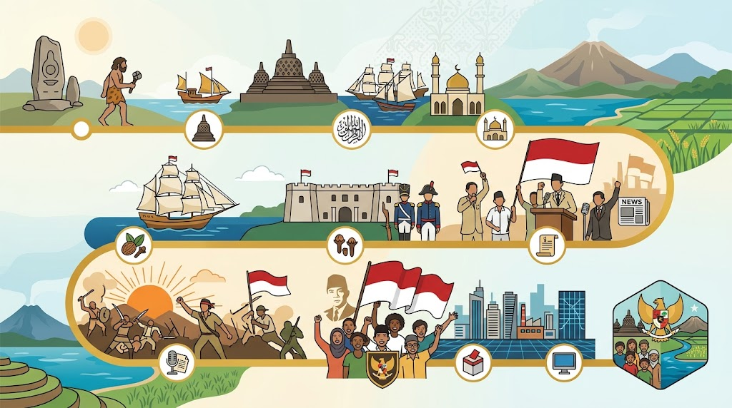 Menelusuri Periodisasi Sejarah Indonesia dari Masa ke Masa